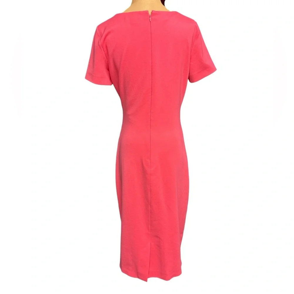 Brooks Brothers Coral Pink Midi Dress - Picture 4 of 12